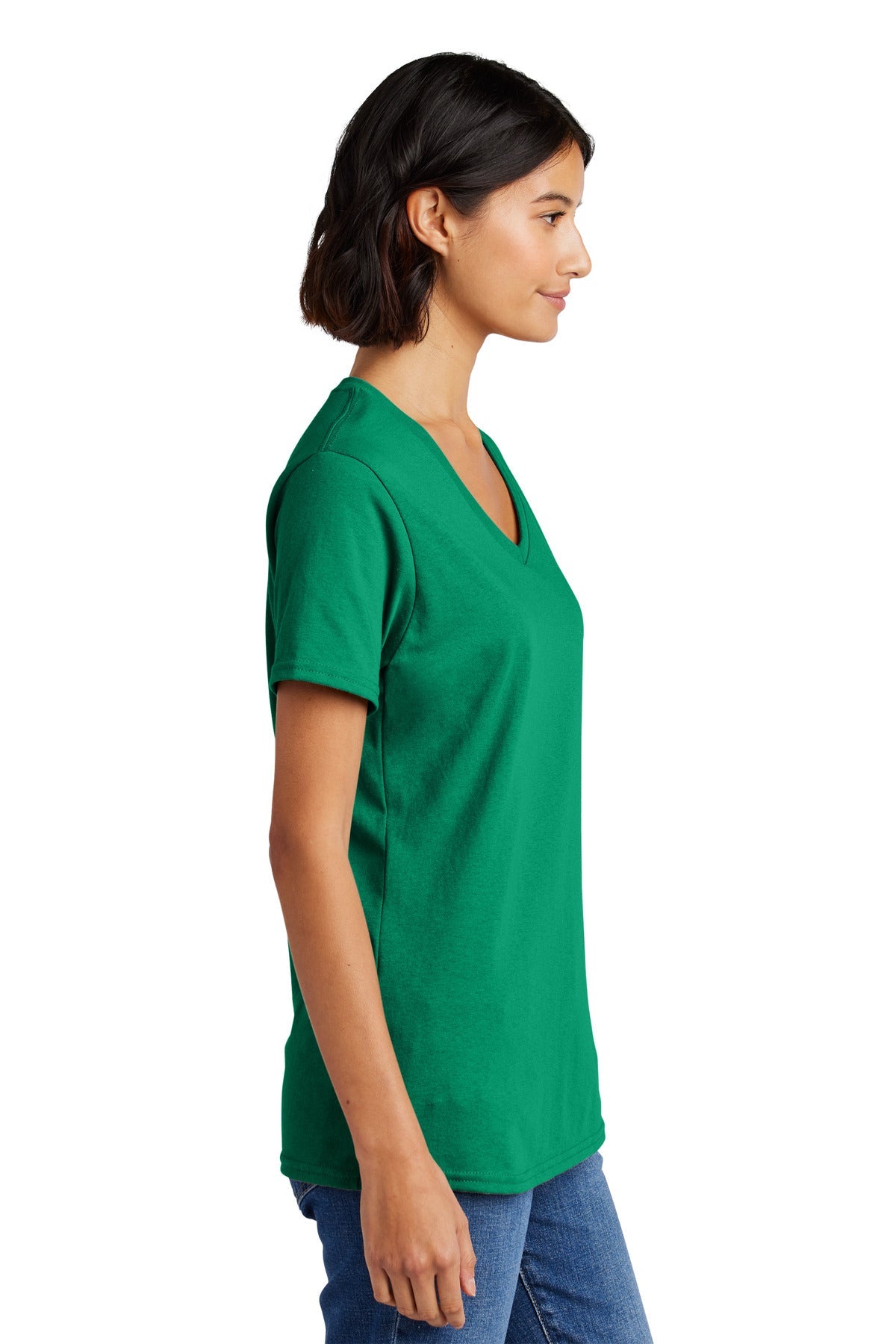 Kelly Port & Co Women's Core Cotton V-Neck Tee. LPC54V