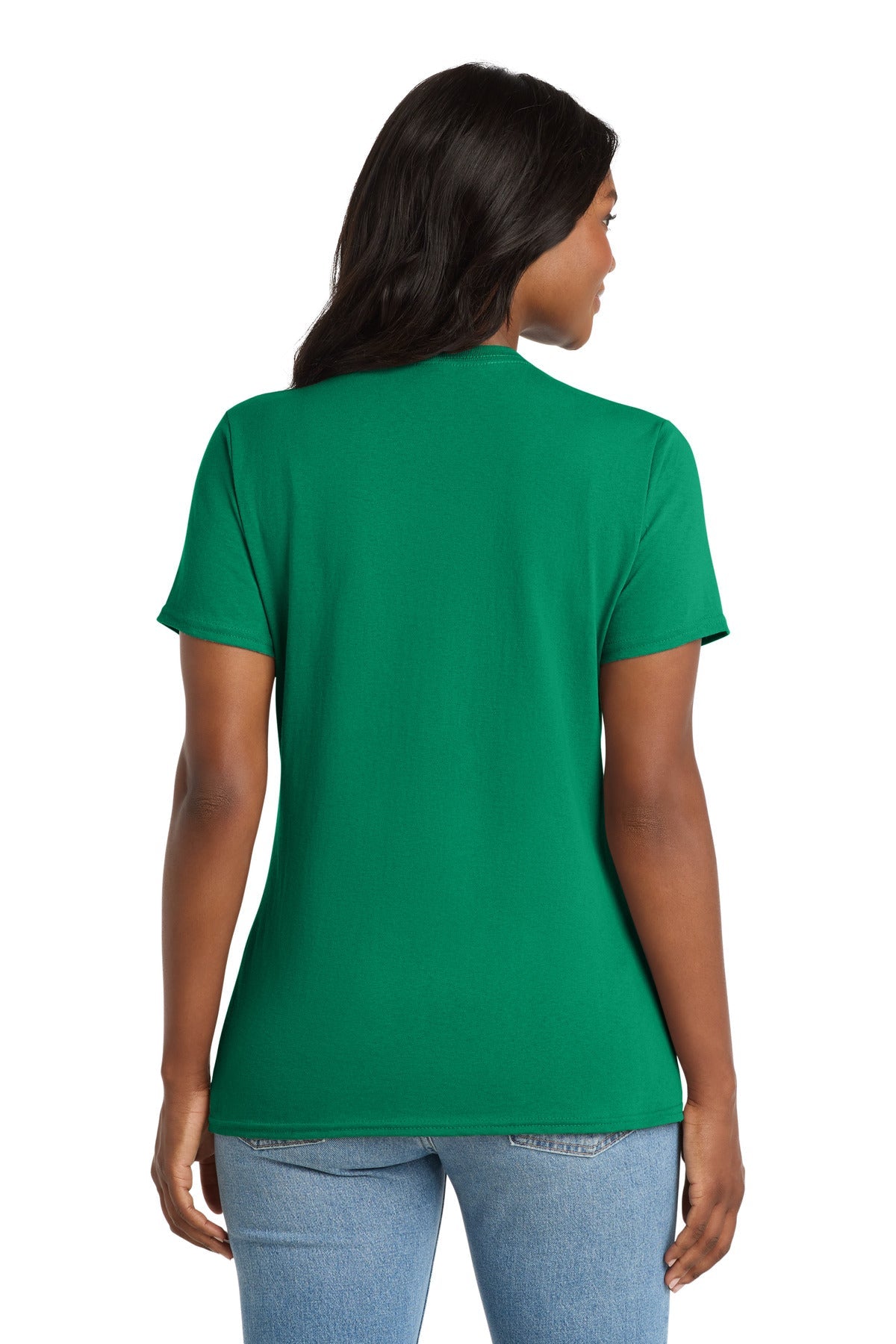 Kelly Port & Co Women's Core Cotton V-Neck Tee. LPC54V
