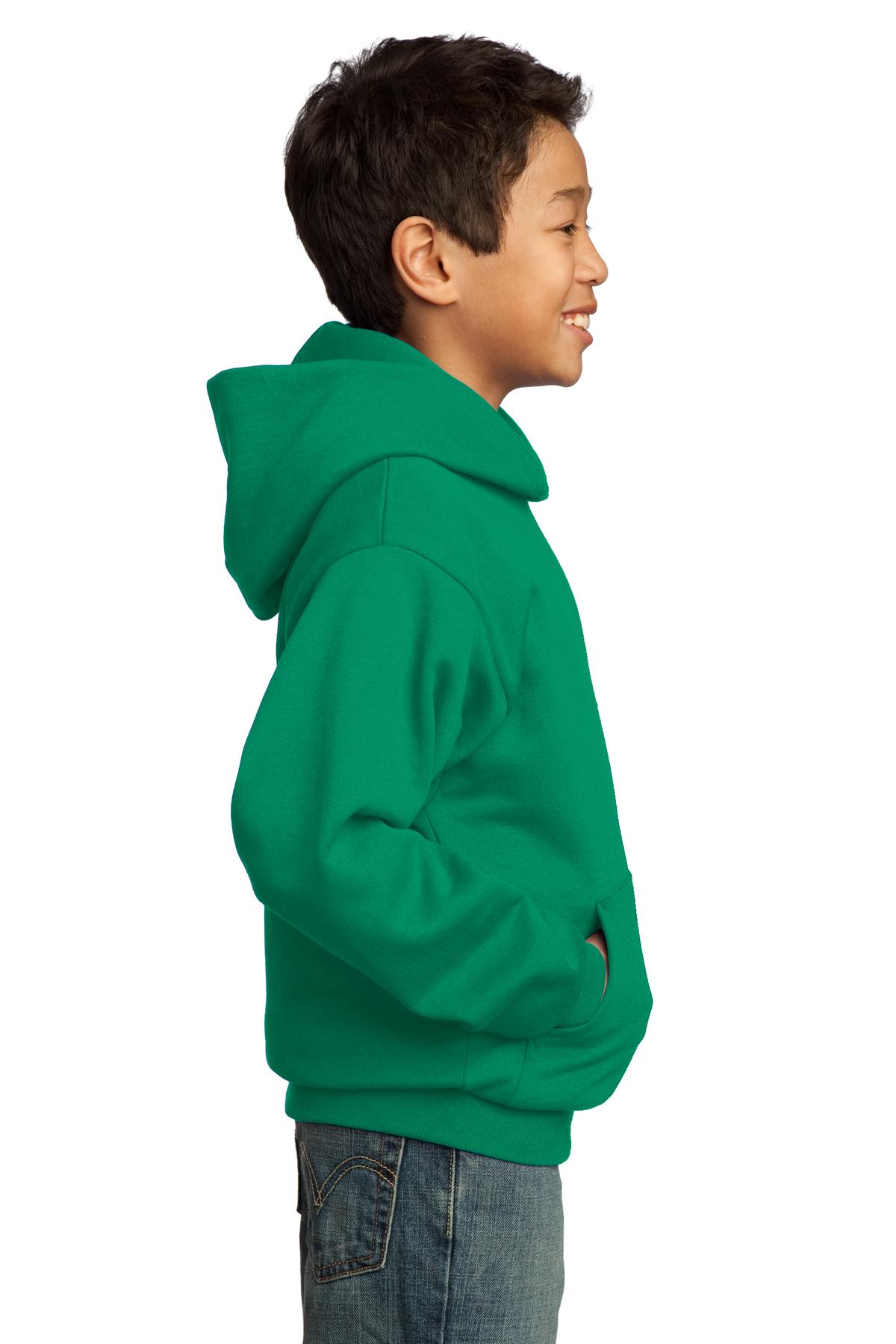 Kelly Port & Co Youth Core Fleece Pullover Hooded Sweatshirt. PC90YH