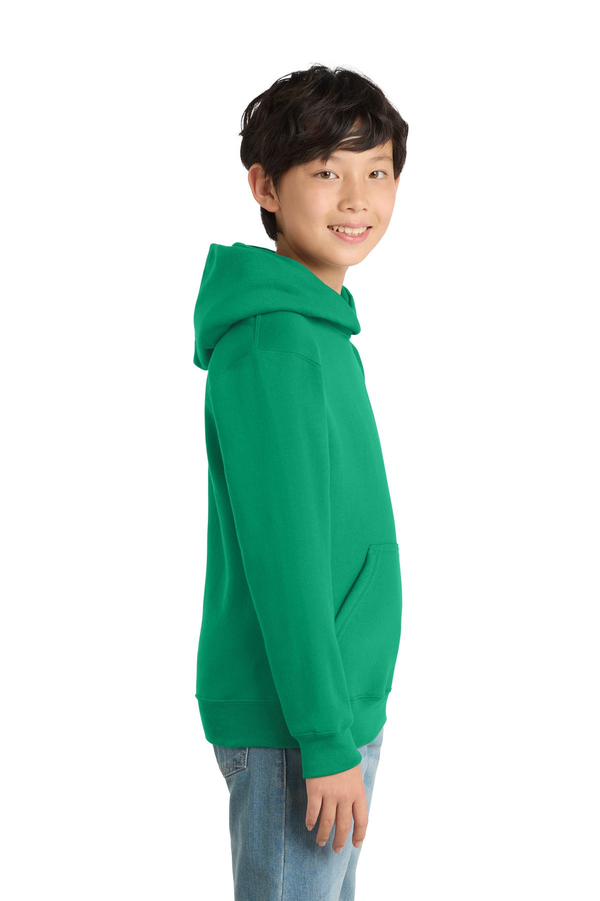 Kelly Port & Co Youth Core Fleece Pullover Hooded Sweatshirt. PC90YH