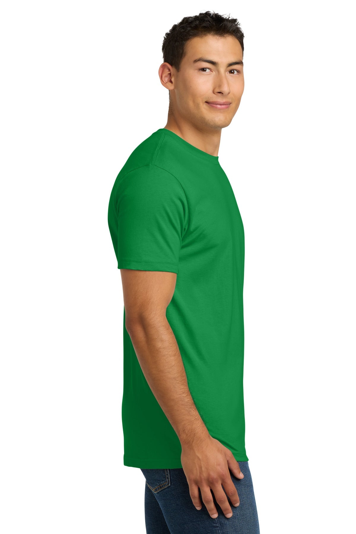 KellyGreen Next Level Apparel Adult Cotton Tee. NL3600