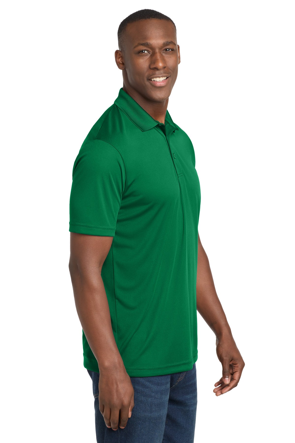 KellyGreen Sport-Tek PosiCharge Competitor Polo. ST550