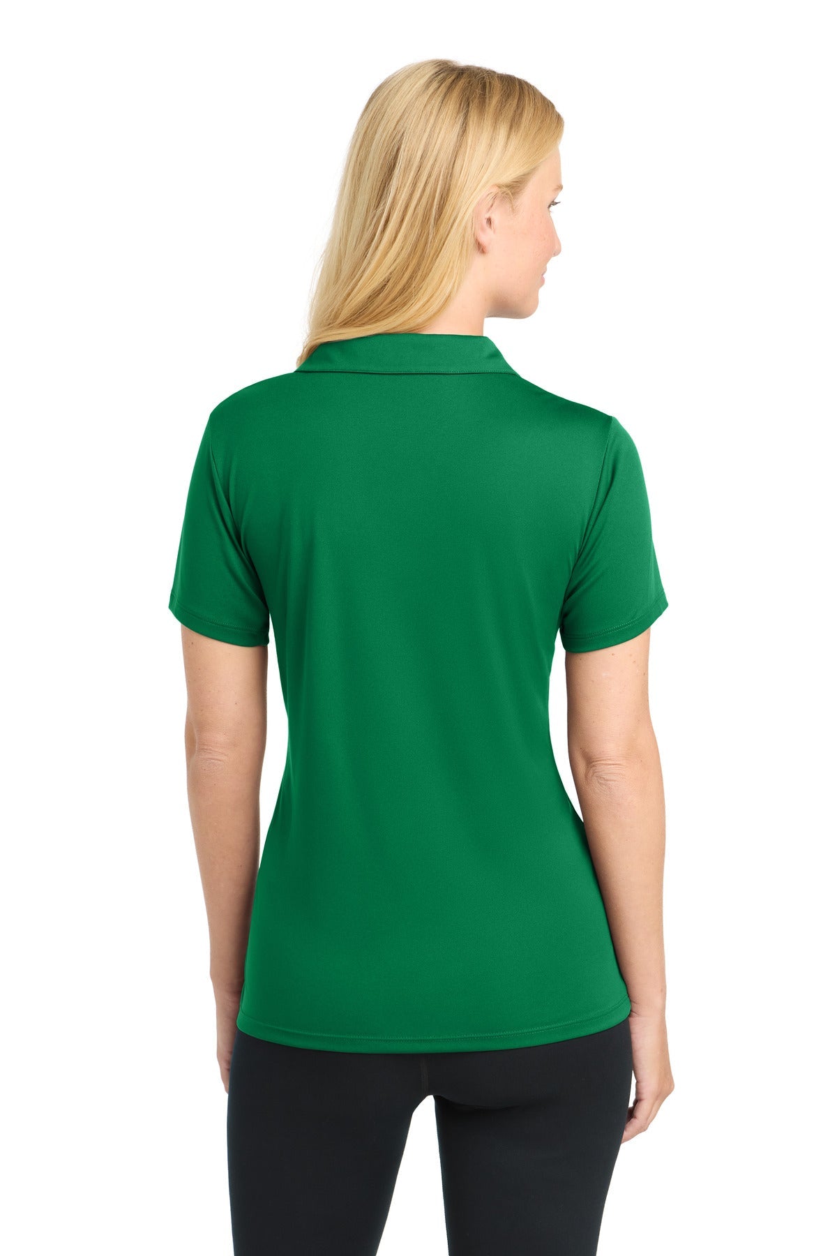 KellyGreen Sport-Tek Women's PosiCharge Competitor Polo. LST550