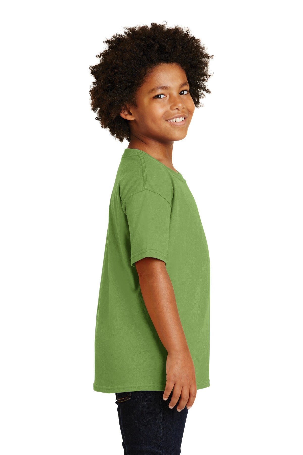 Kiwi Gildan - Youth Heavy Cotton 100% Cotton T-Shirt. 5000B