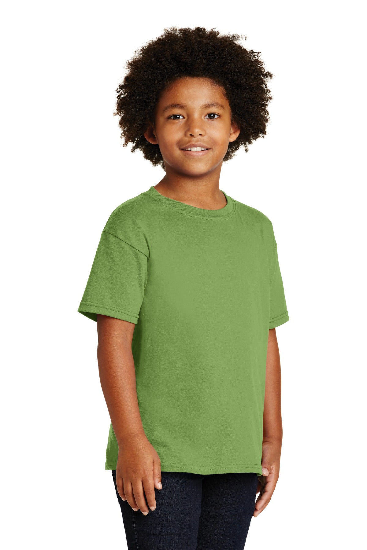 Kiwi Gildan - Youth Heavy Cotton 100% Cotton T-Shirt. 5000B