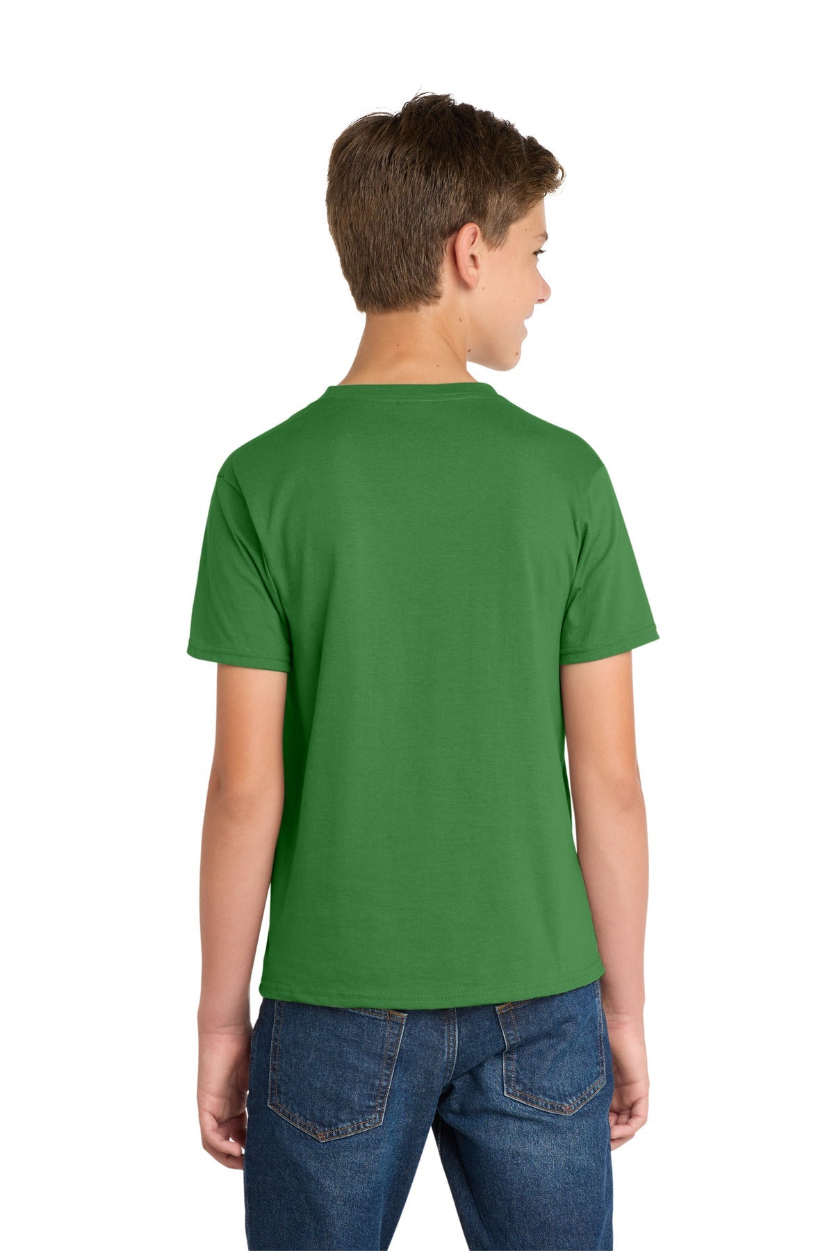 Kiwi Green Port & Co Youth Fan Favorite Tee. PC450Y