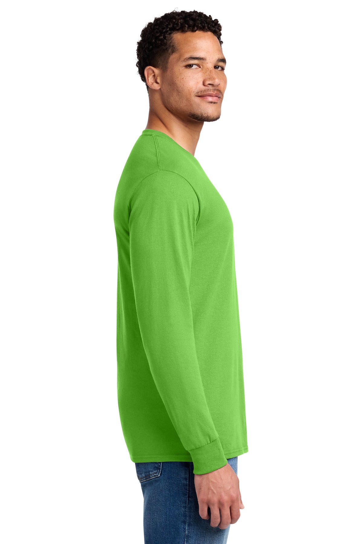 Kiwi Jerzees - Dri-Power 50/50 Cotton/Poly Long Sleeve T-Shirt. 29LS