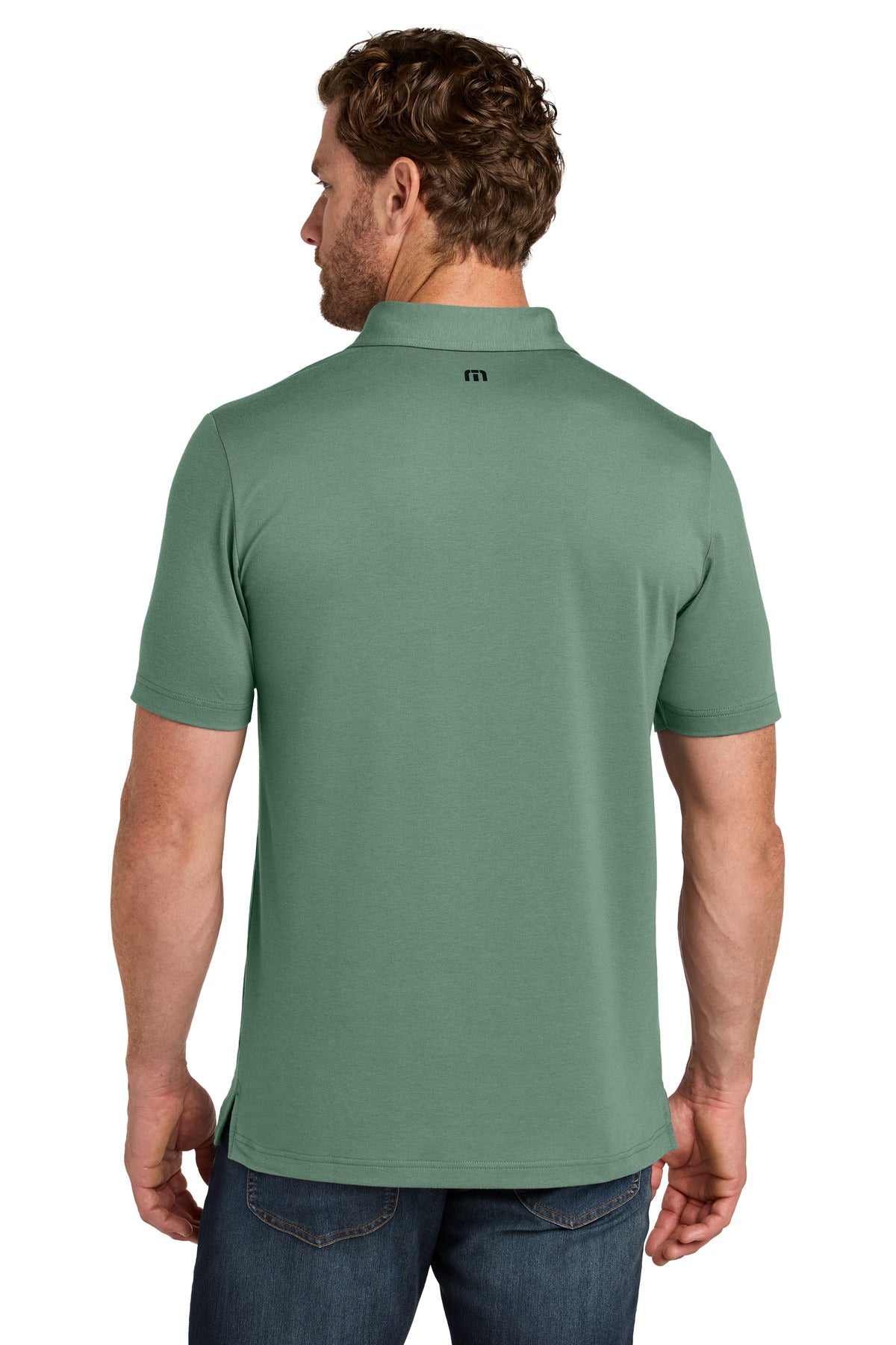 LaurelGrn TravisMathew Glenview Solid Polo TMA41461