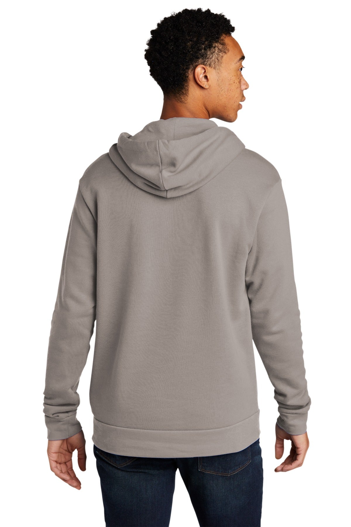 Lead/LtGry Next Level Apparel Adult Santa Barbara Pullover Hoodie. NL9303