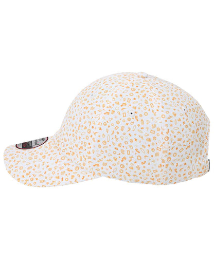 Left View of Beach Orange Alter Ego Cap - X210R