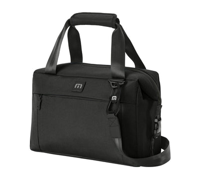 Left View of Black TravisMathew Chill'n 12-Can Cooler TMB600