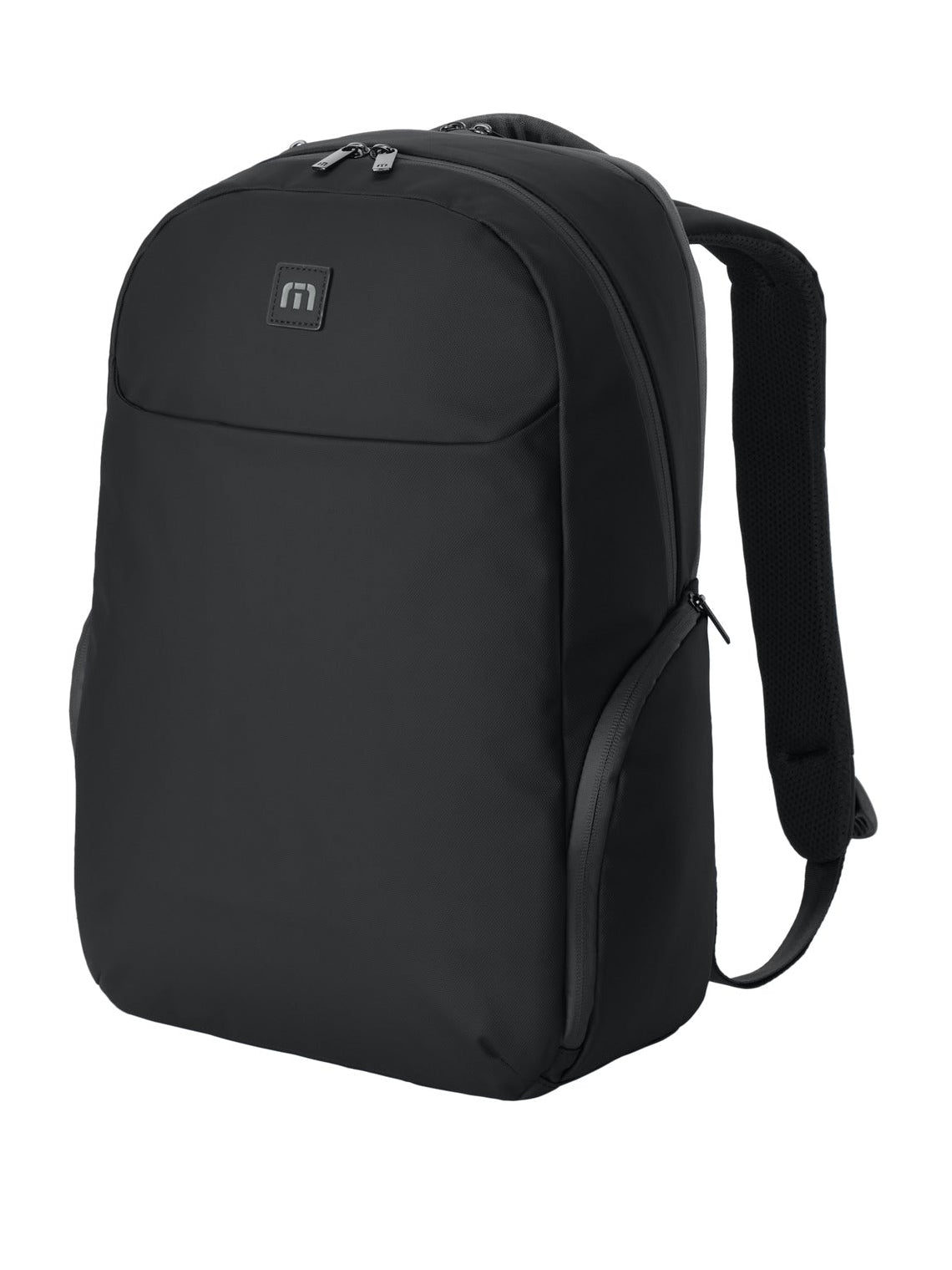 Left View of Black TravisMathew Recess Backpack TMB109