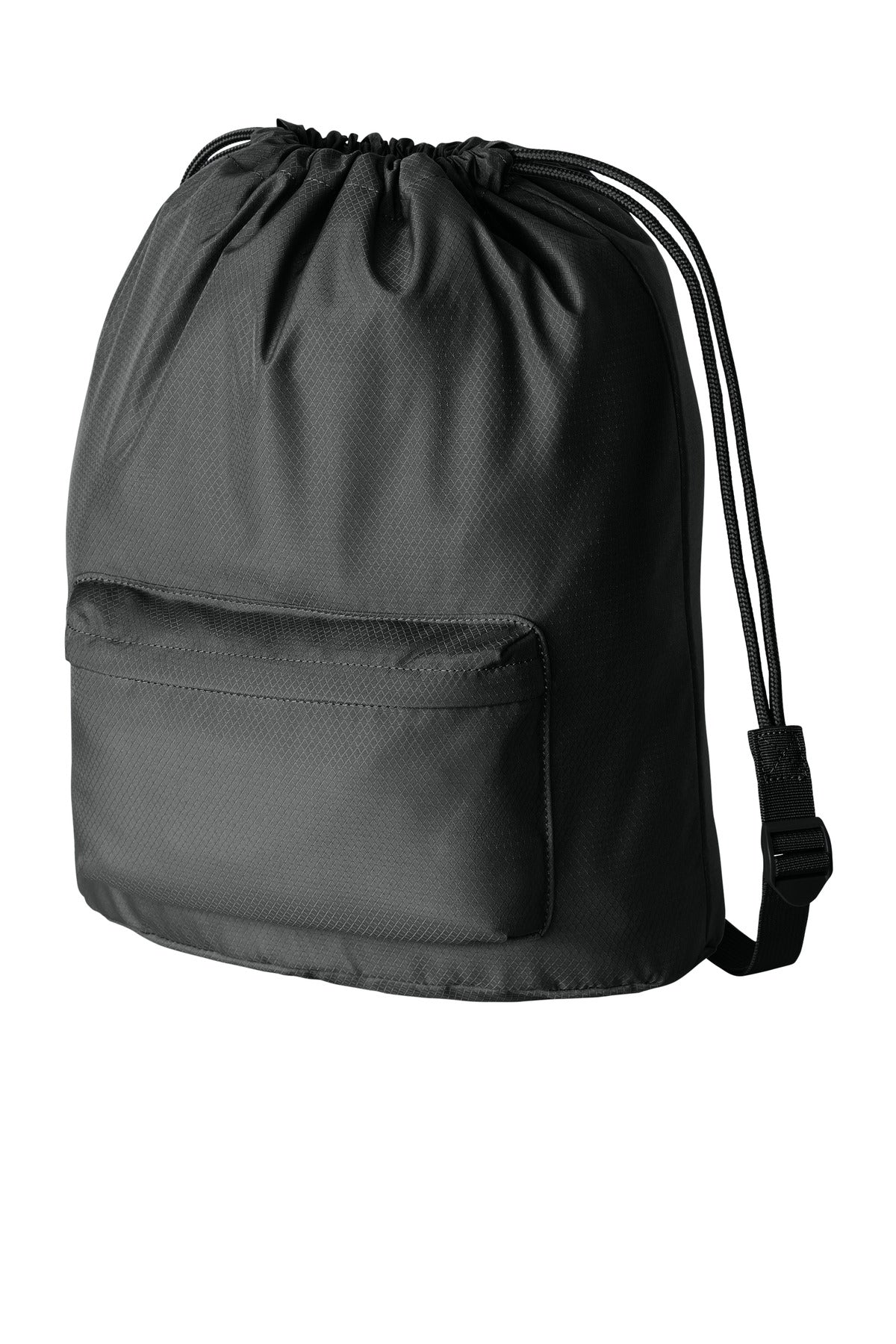 Left View of DeepBlack Port Authority Diamond Pocket Cinch BG637