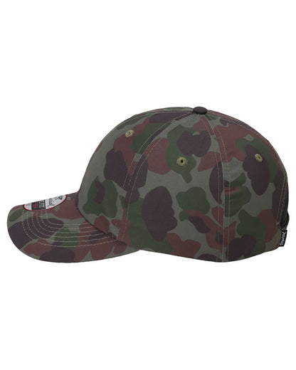 Left View of Frog Skin Green Alter Ego Cap - X210R