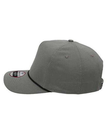Left View of Grey/ Black The Wrightson Cap - 5054