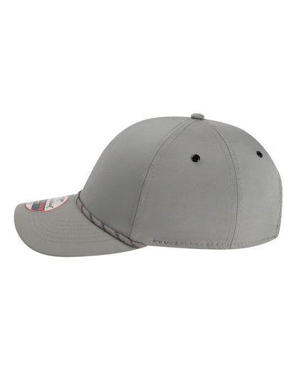 Left View of Grey The Habanero Performance Rope Cap - 6054