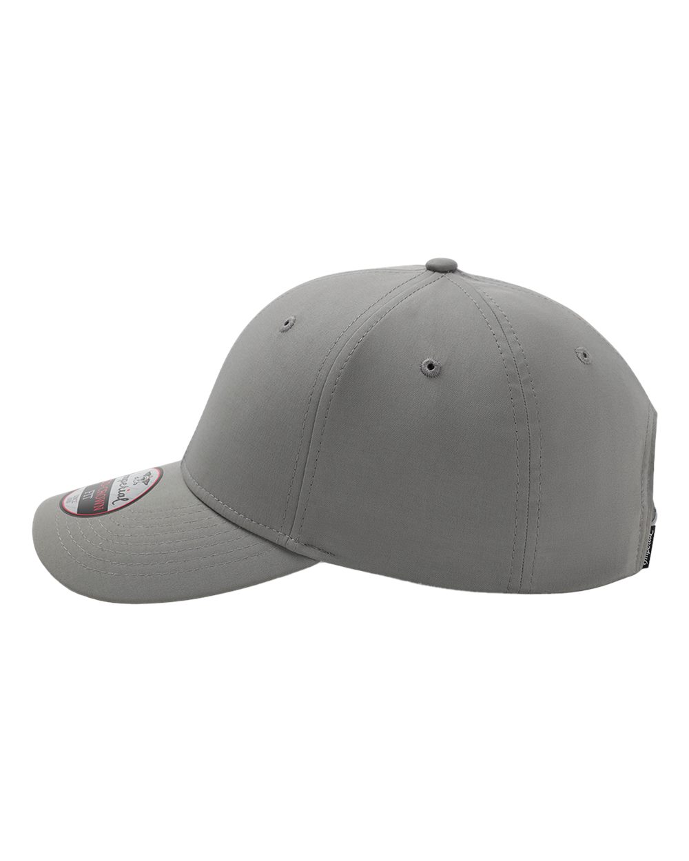 Left View of Grey The Independent Cap - 7054N