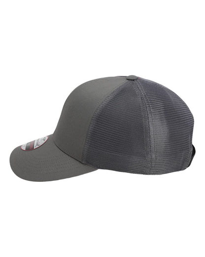 Left View of Grey The Whitaker Mesh Cap - 1988M