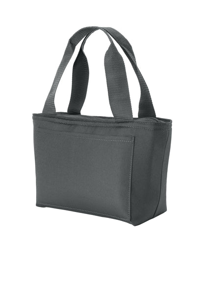 Left View of GreySteel Port Authority Insulated Lunch Tote BG518