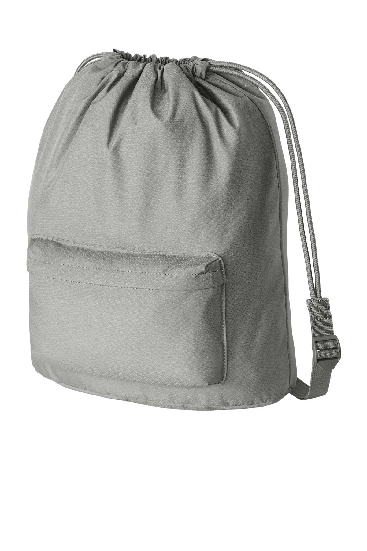 Left View of GustyGrey Port Authority Diamond Pocket Cinch BG637