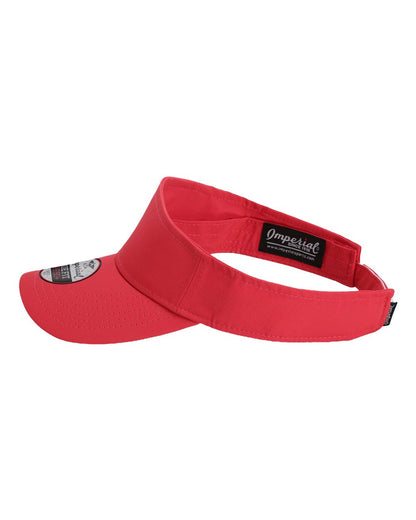Left View of Nantucket Red The Performance Phoenix Visor - 3124P