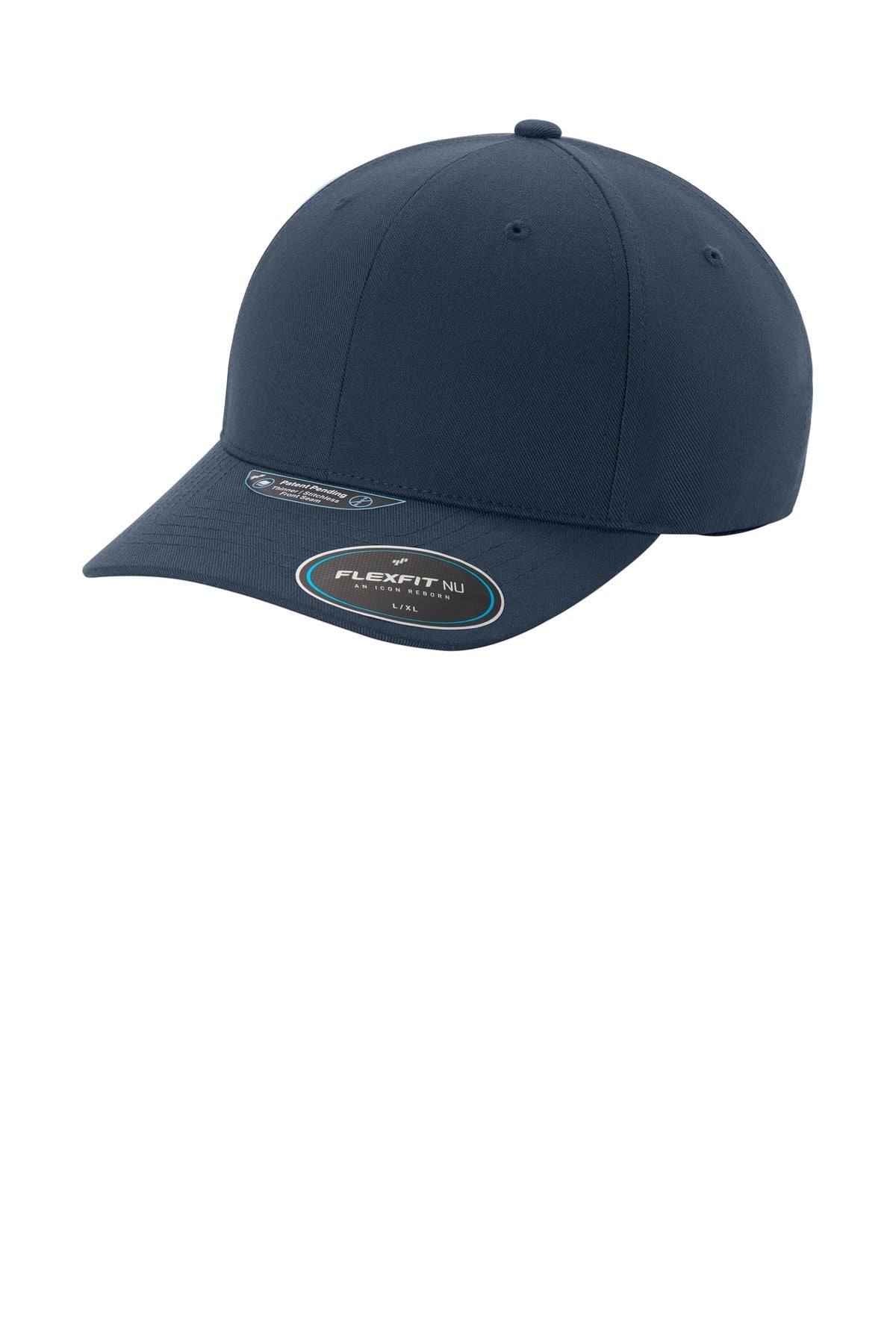 Left View of RiverBlNv Port Authority Flexfit NU Cap C988