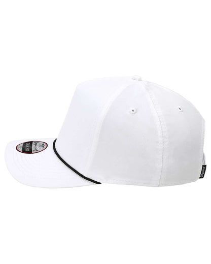 Left View of White/ Black The Wrightson Cap - 5054