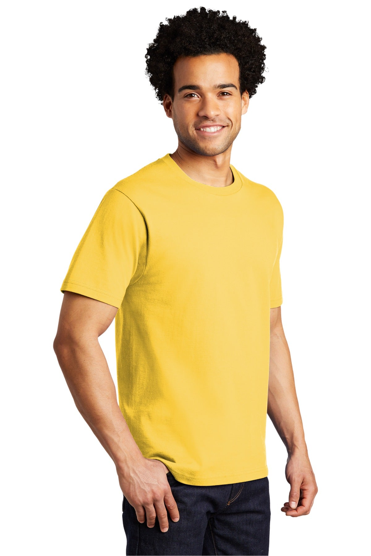 Lemon Yellow Port & Co Bouncer Tee PC600