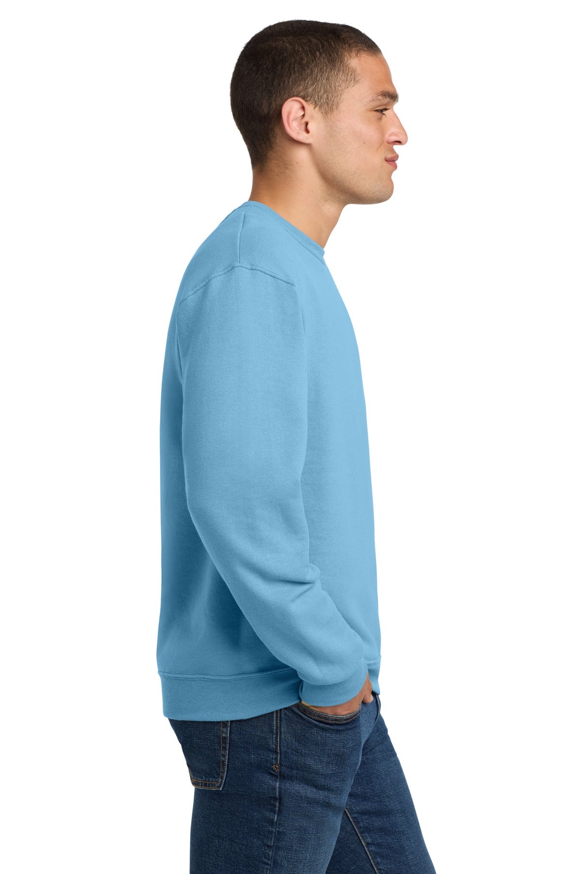 Light Blue Jerzees - NuBlend Crewneck Sweatshirt. 562M