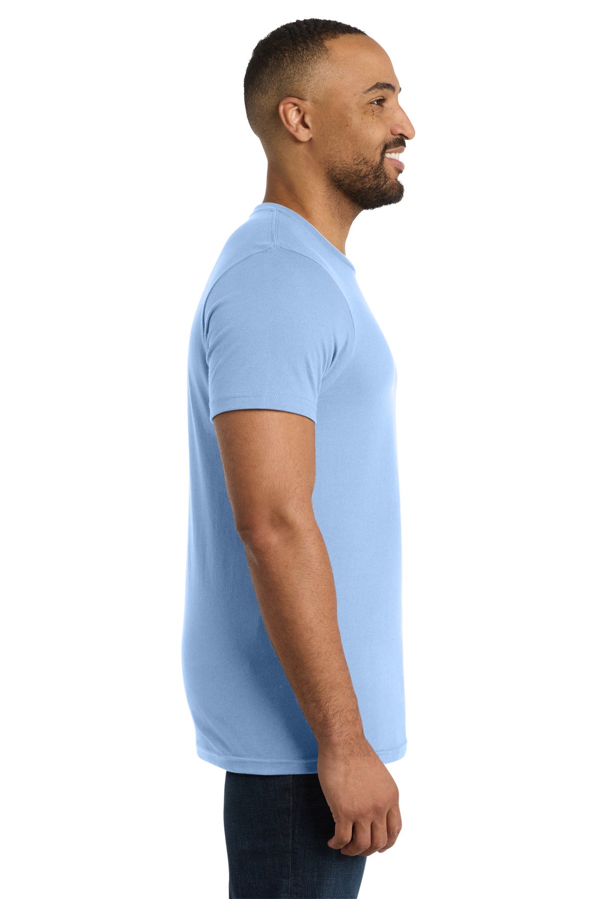 Light Blue Port & Co Bouncer Tee PC600