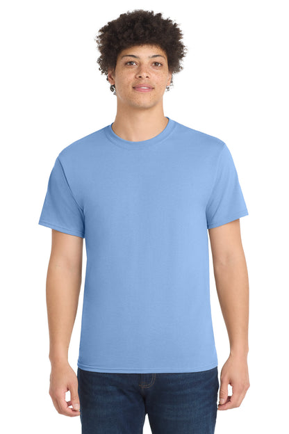 Light Blue Port & Co Tall Core Blend Tee. PC55T