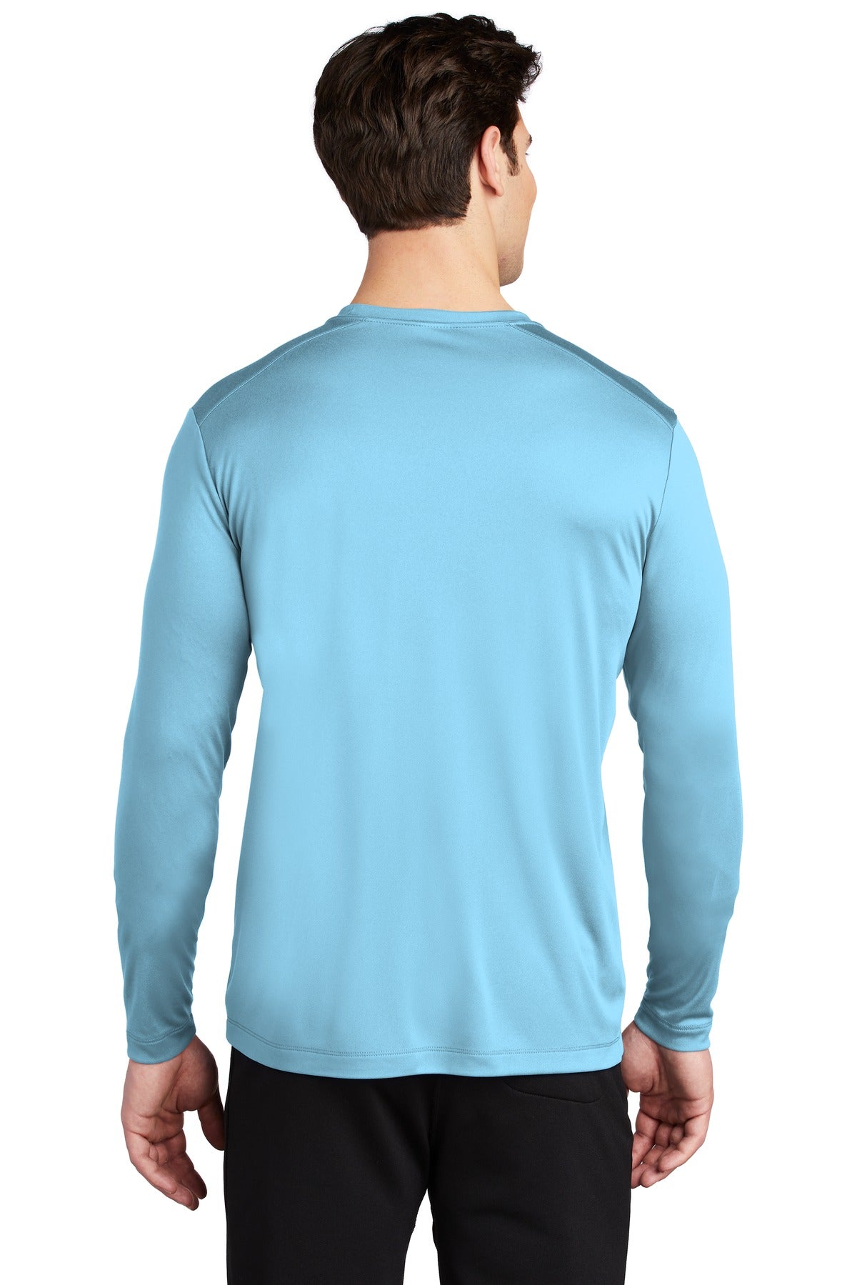 Light Blue Sport-Tek Posi-UV Pro Long Sleeve Tee. ST420LS