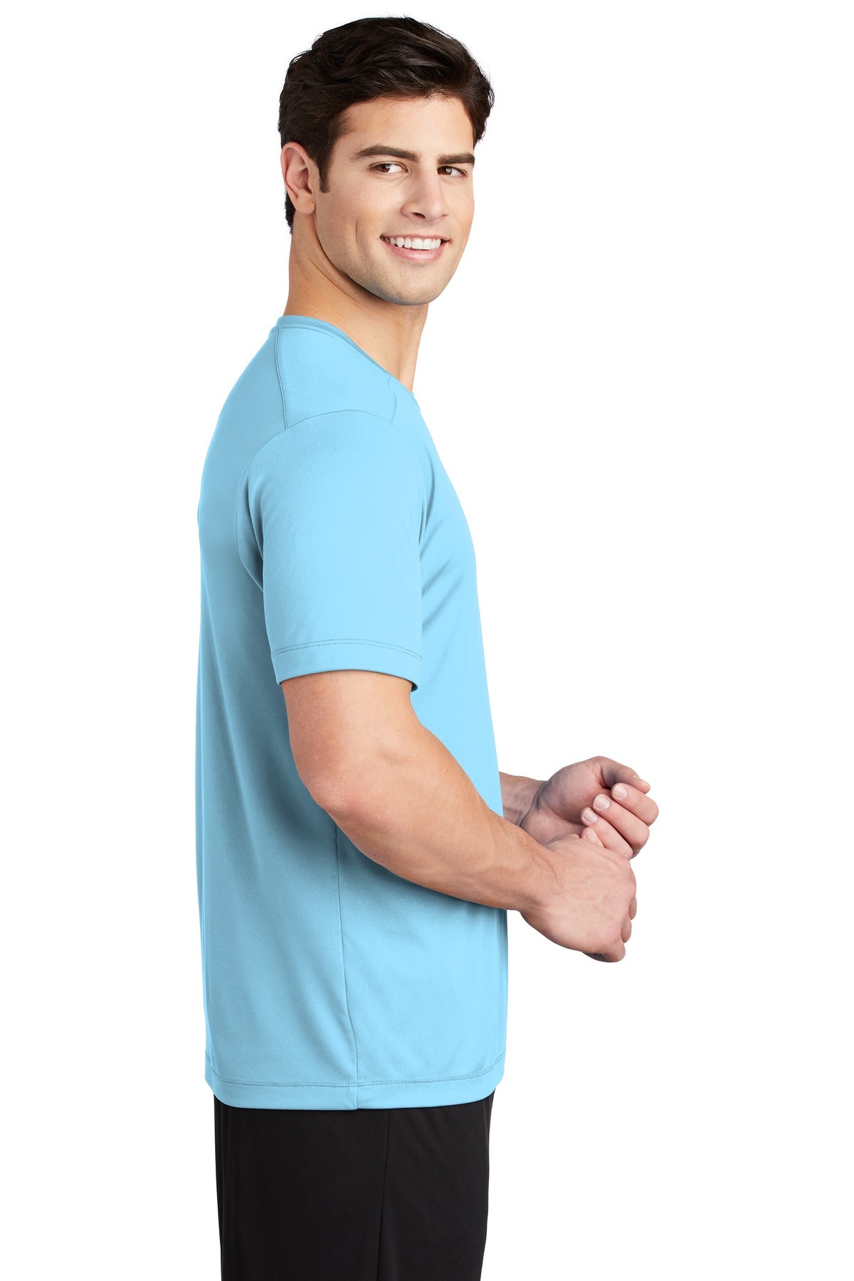 Light Blue Sport-Tek Posi-UV Pro Tee. ST420