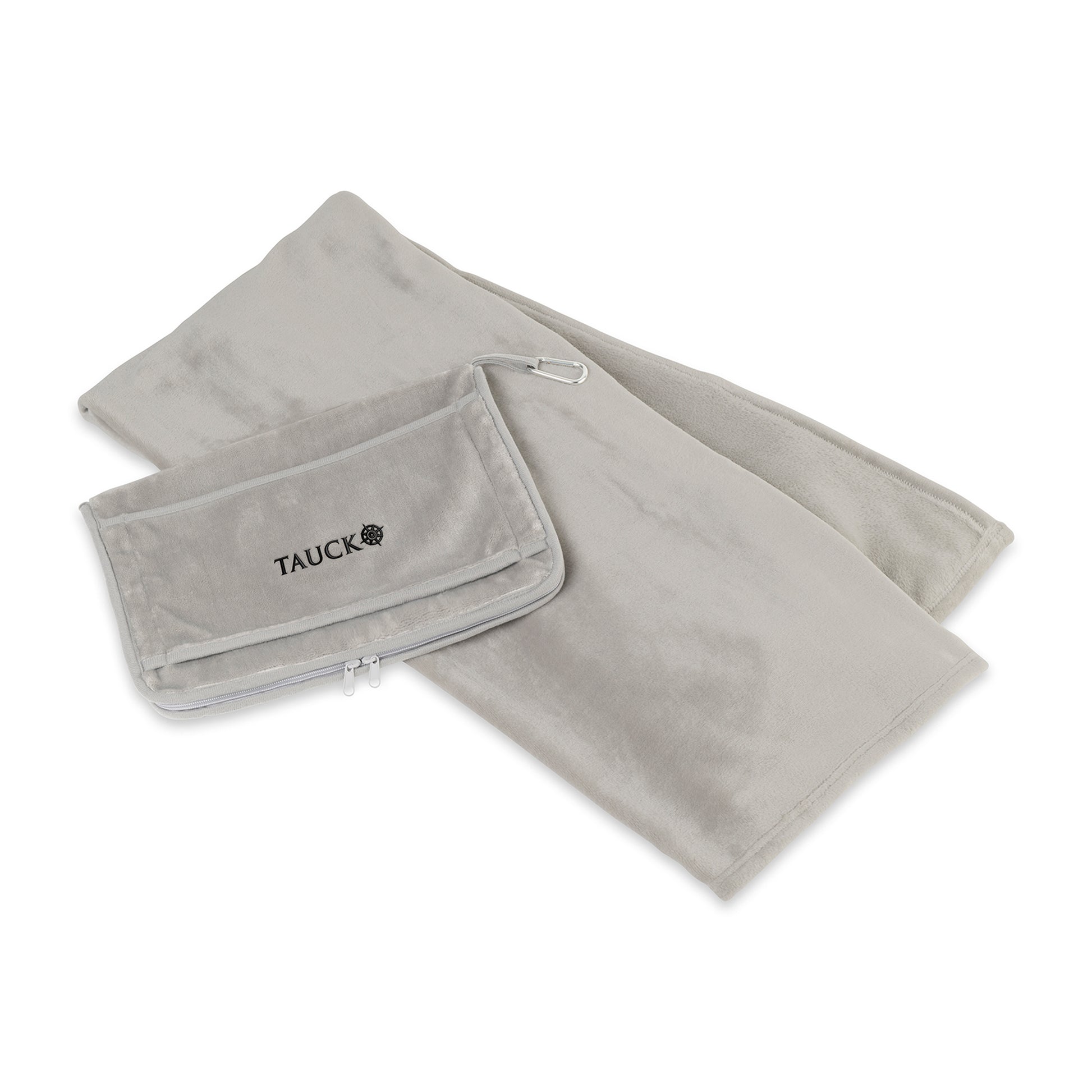 Light Gray It's Go Time Travel Pillow & Throw Set