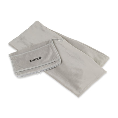 Light Gray It's Go Time Travel Pillow & Throw Set