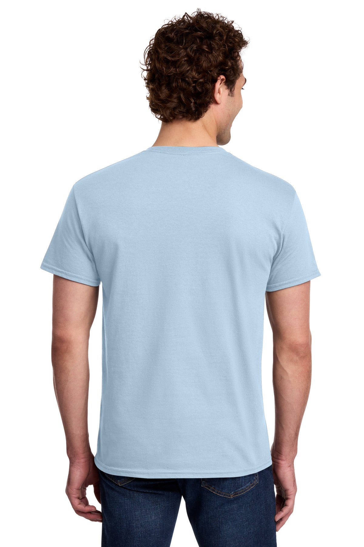 LightBlue Gildan Light Cotton Tee 3000