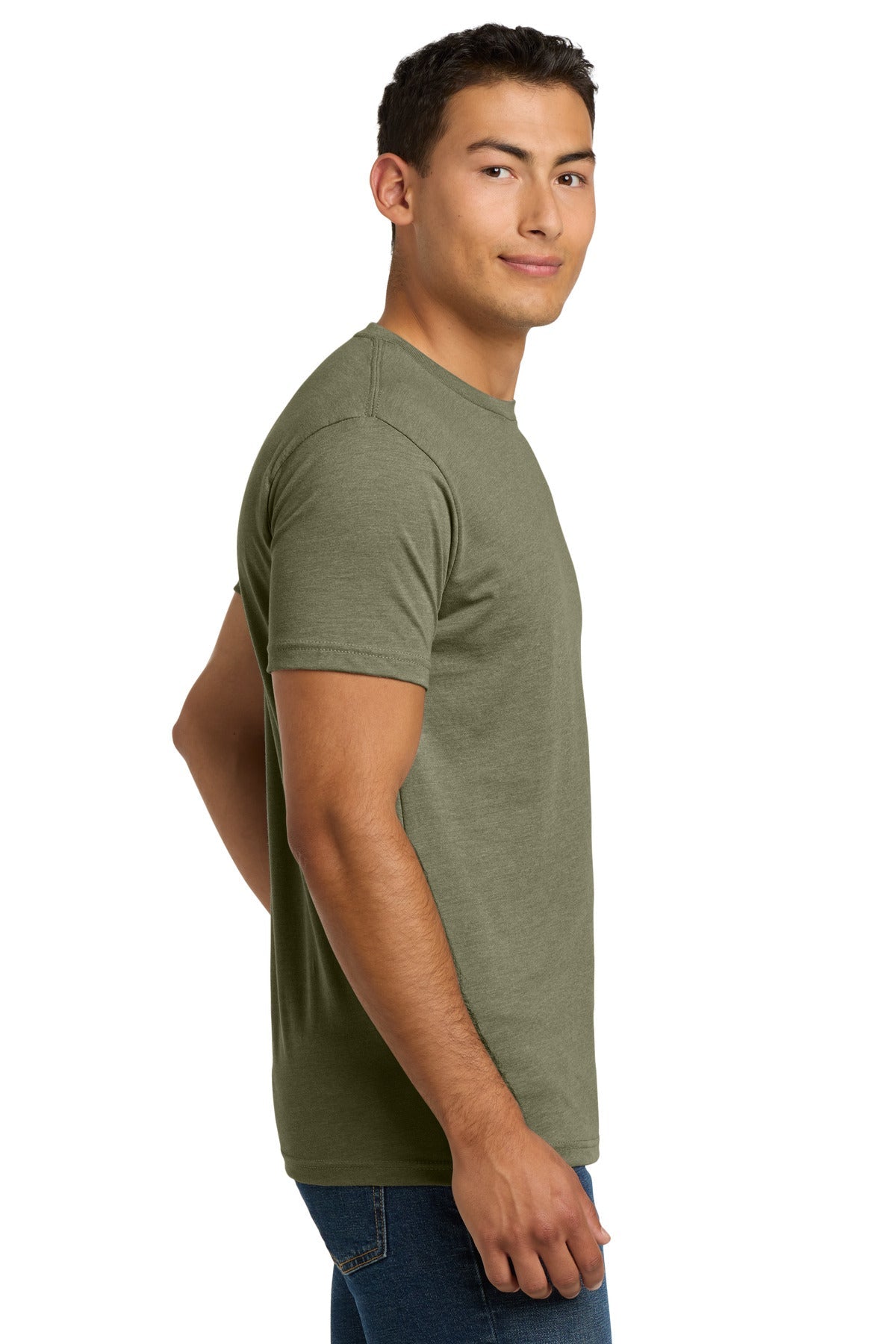 LightOlive Next Level Apparel Adult CVC Tee. NL6210
