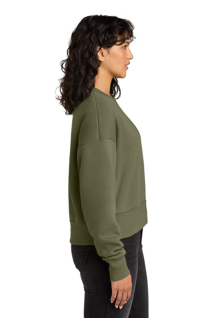 LightOlive Next Level Apparel Women's Heavyweight Sweatshirt NL9087