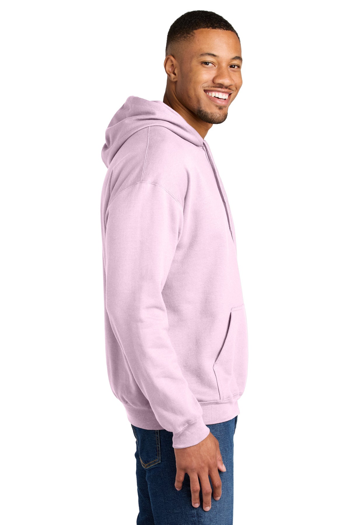 LightPink Gildan Softstyle Midweight Pullover Hooded Sweatshirt SF500
