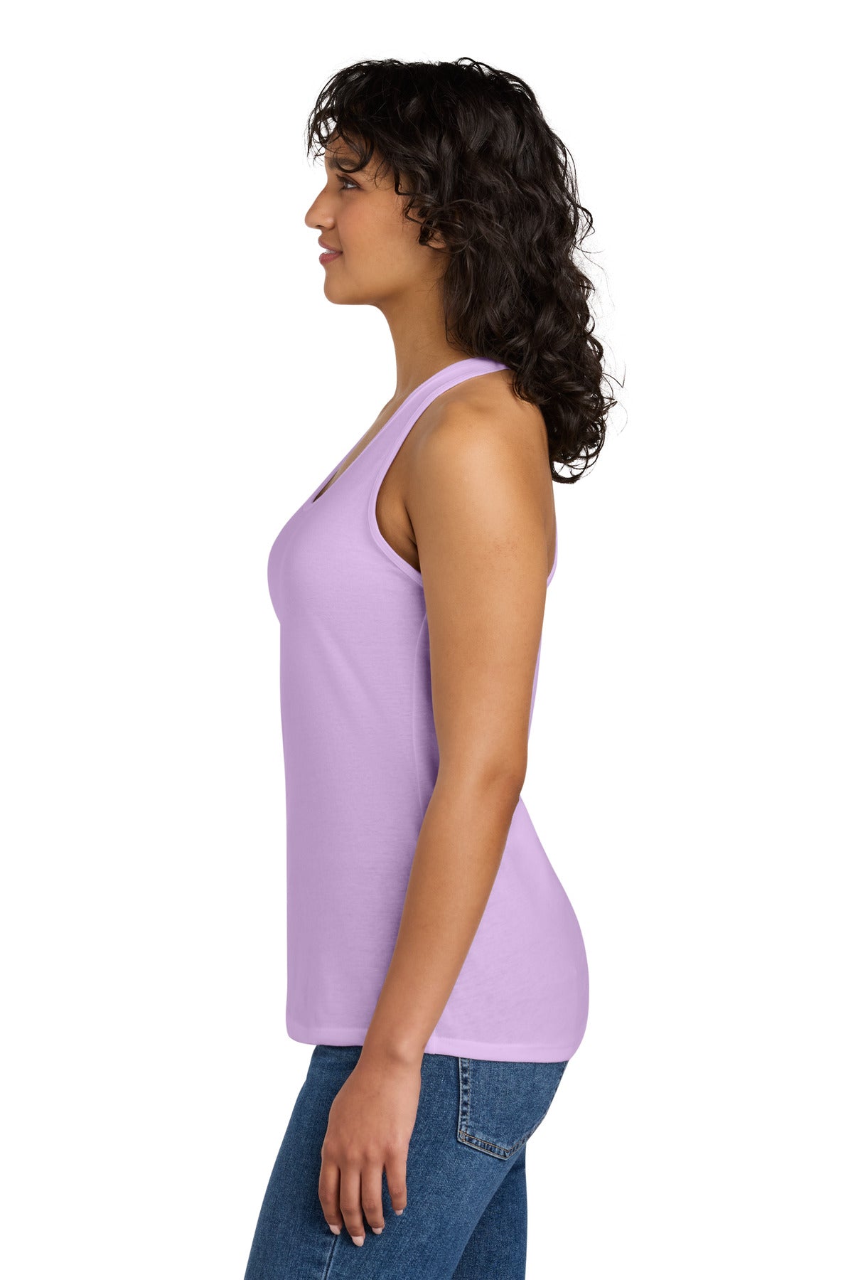 Lilac Next Level Apparel Women's Ideal Racerback Tank NL1533