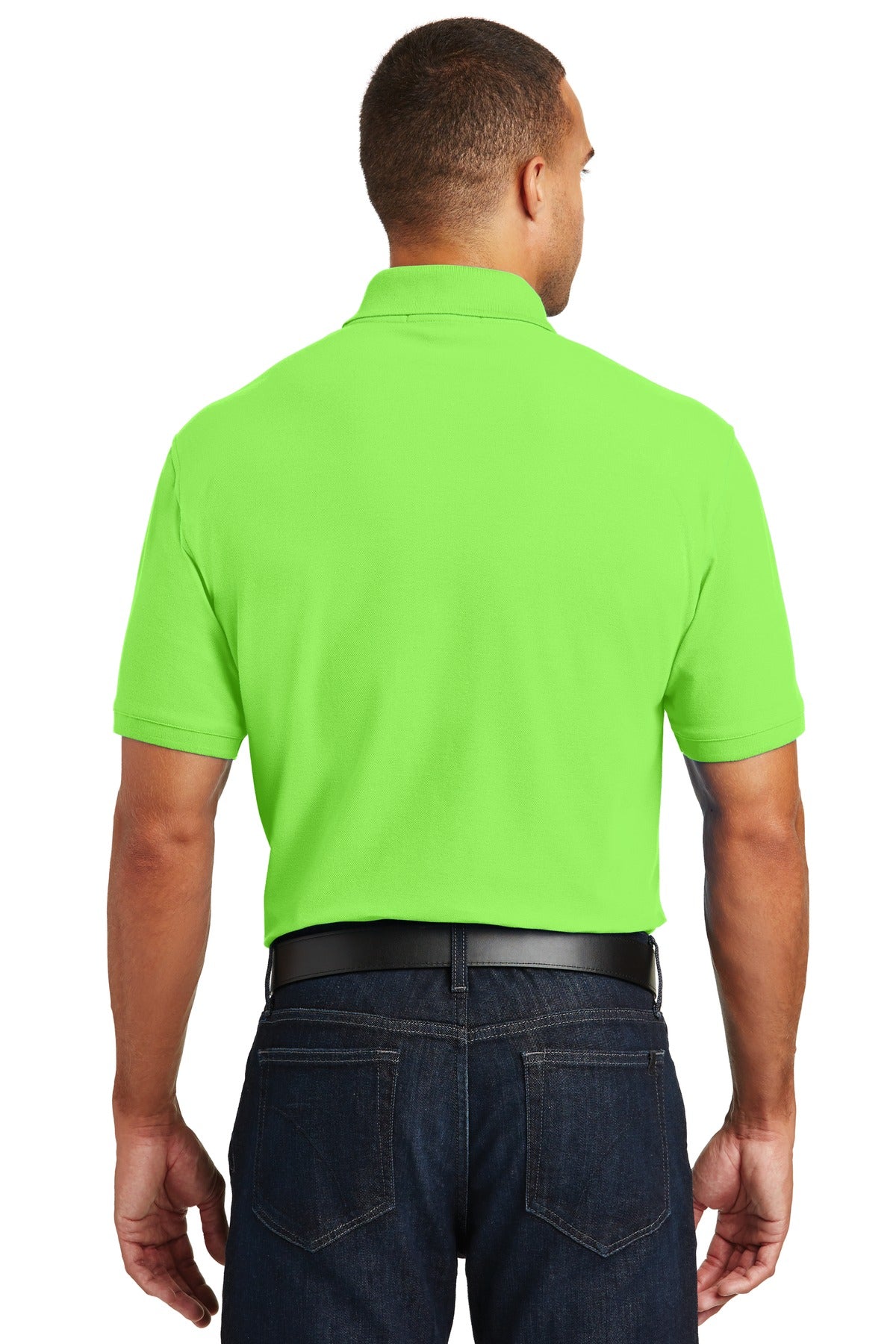 Lime Port Authority Core Classic Pique Polo. K100