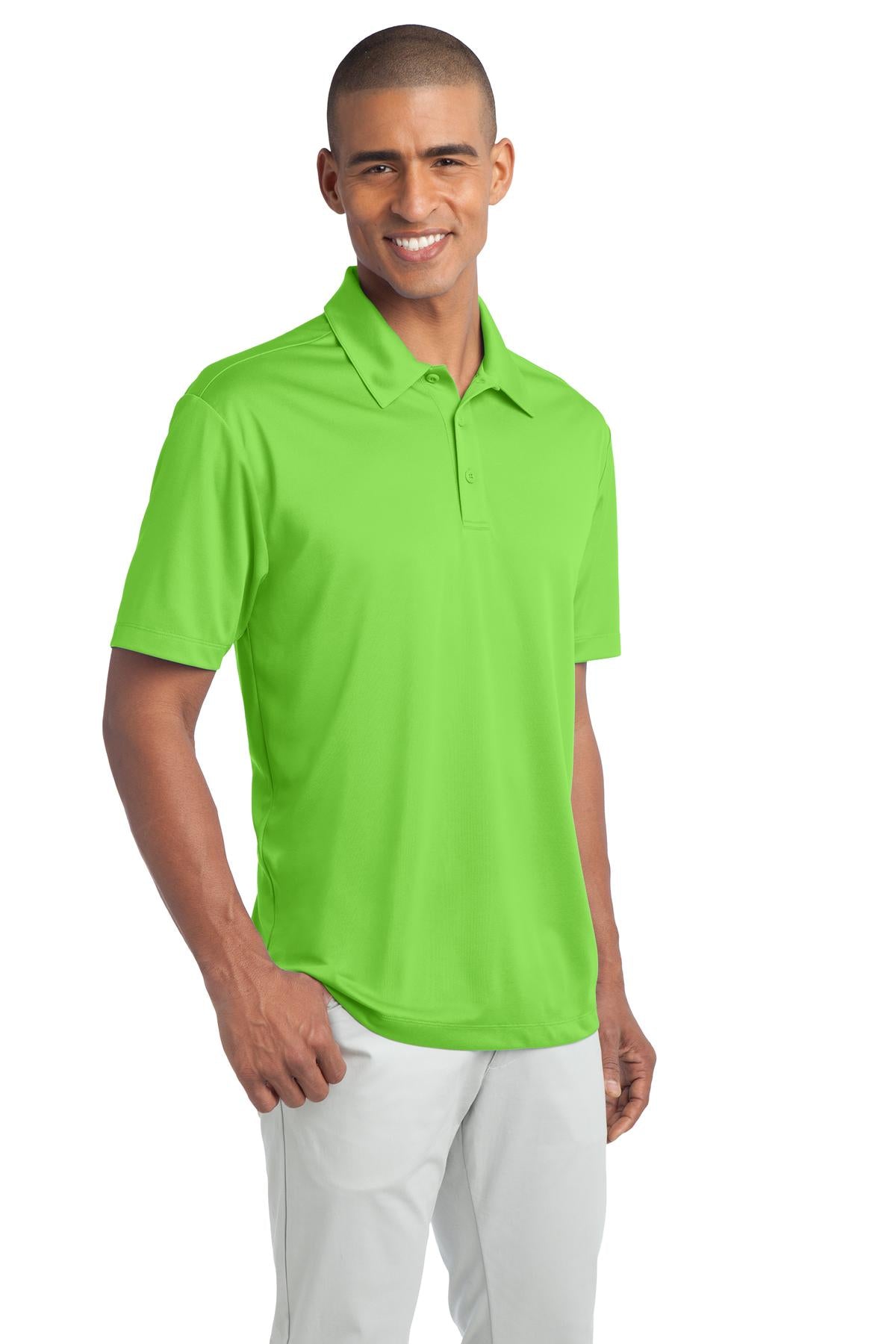 Lime Port Authority Silk Touch Performance Polo. K540