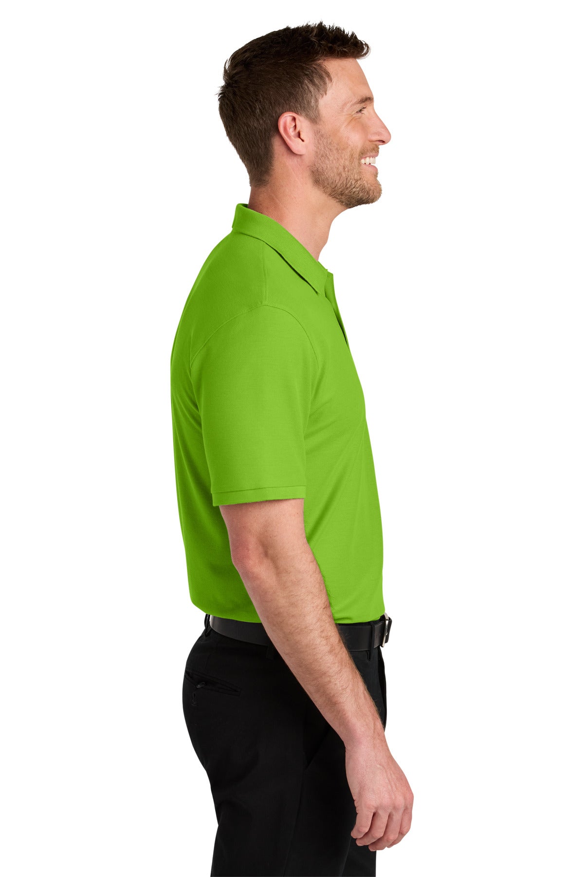 Lime Port Authority Wearever Signature Pique Polo K200