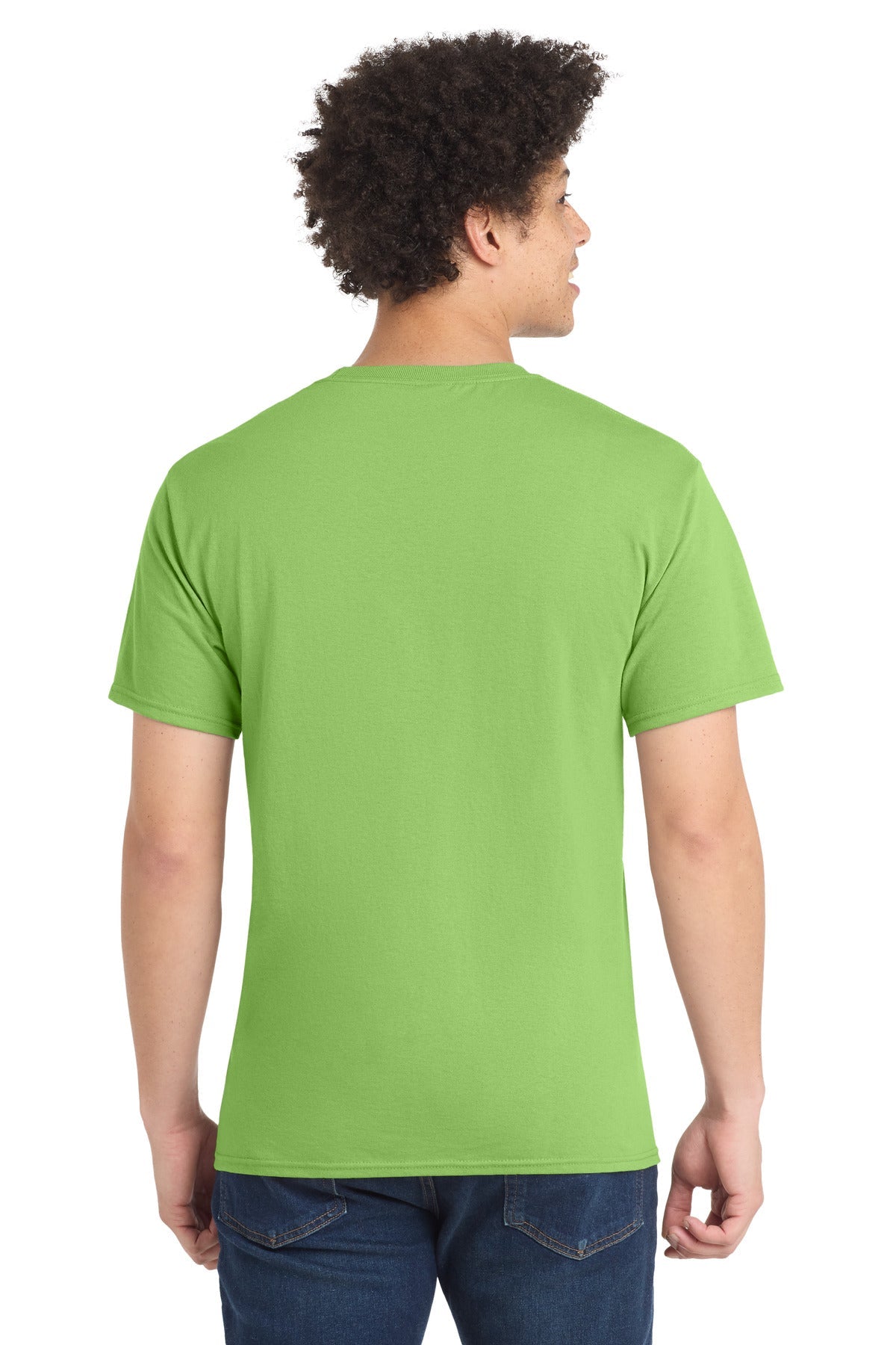 Lime Port & Co Tall Core Blend Tee. PC55T