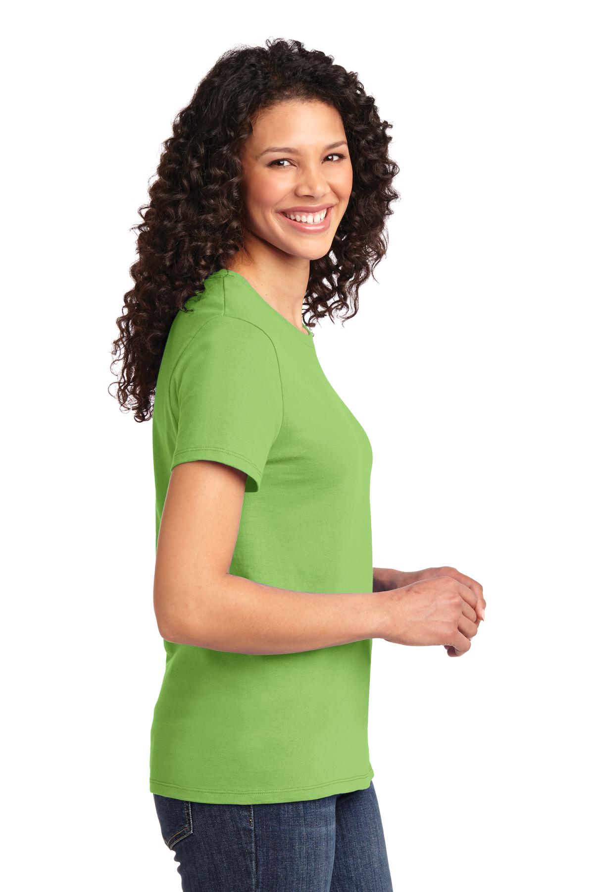 Lime Port & Co Women's Essential Tee. LPC61