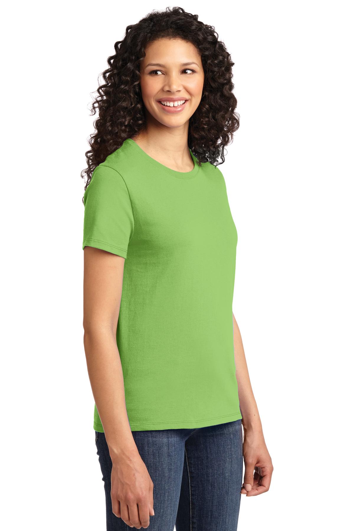 Lime Port & Co Women's Essential Tee. LPC61