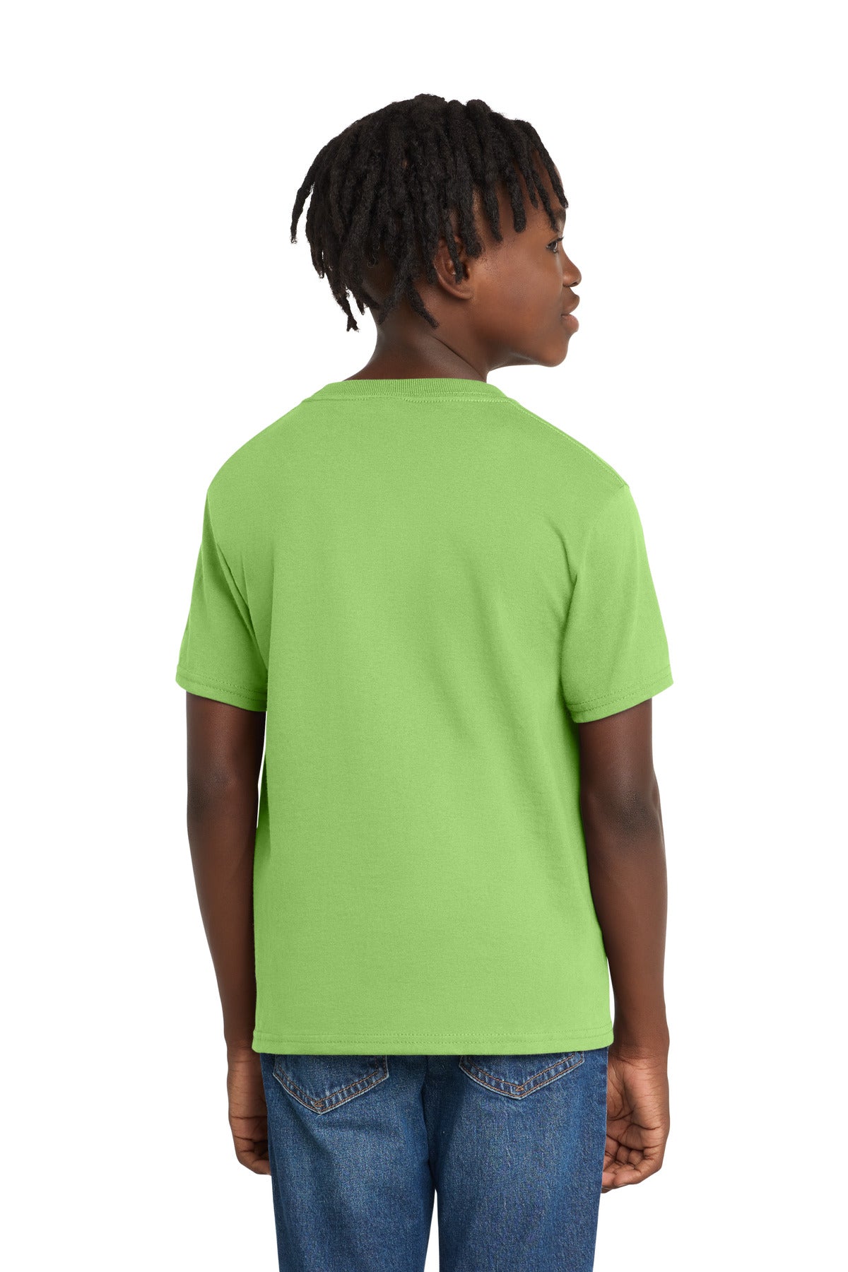Lime Port & Co Youth Essential Tee. PC61Y