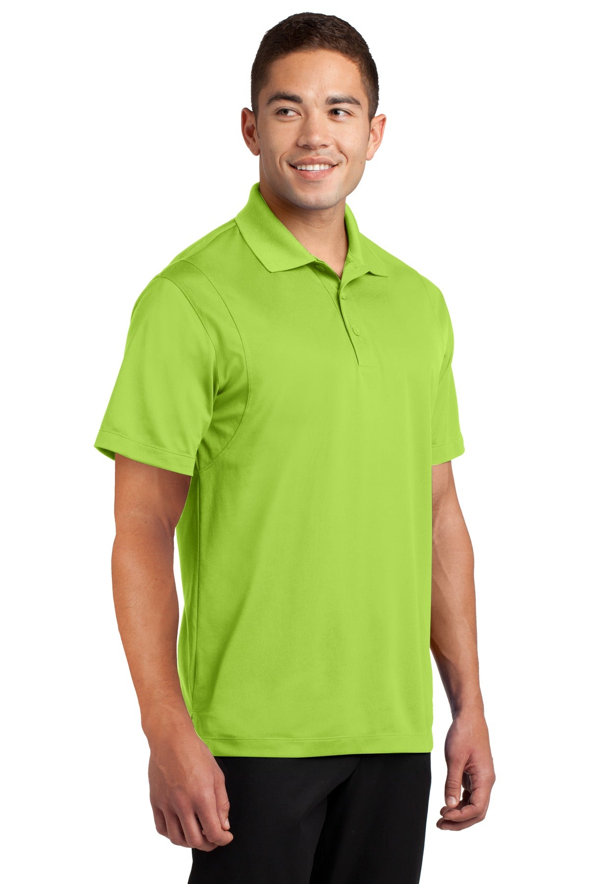 Lime Shock Sport-Tek Micropique Sport-Wick Polo. ST650