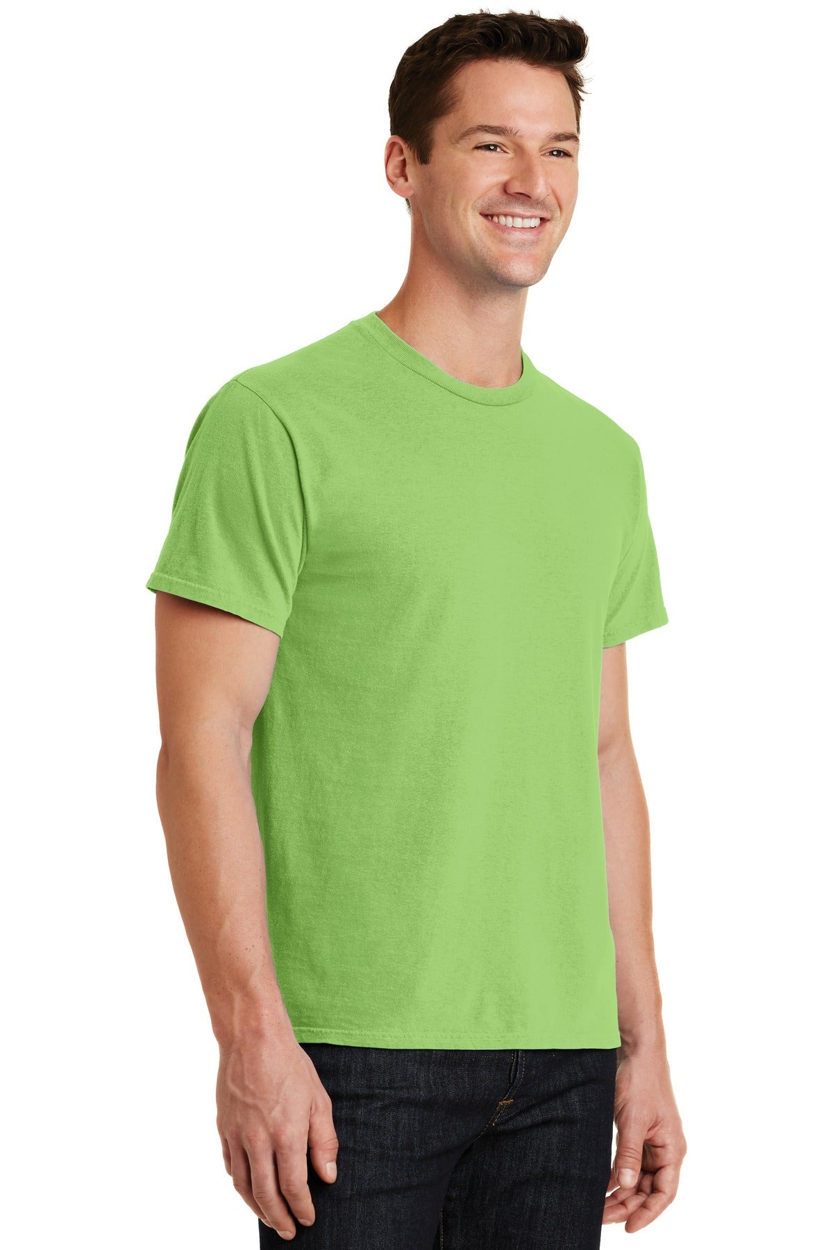 Limeaid Port & Co Beach Wash Garment-Dyed Tee. PC099