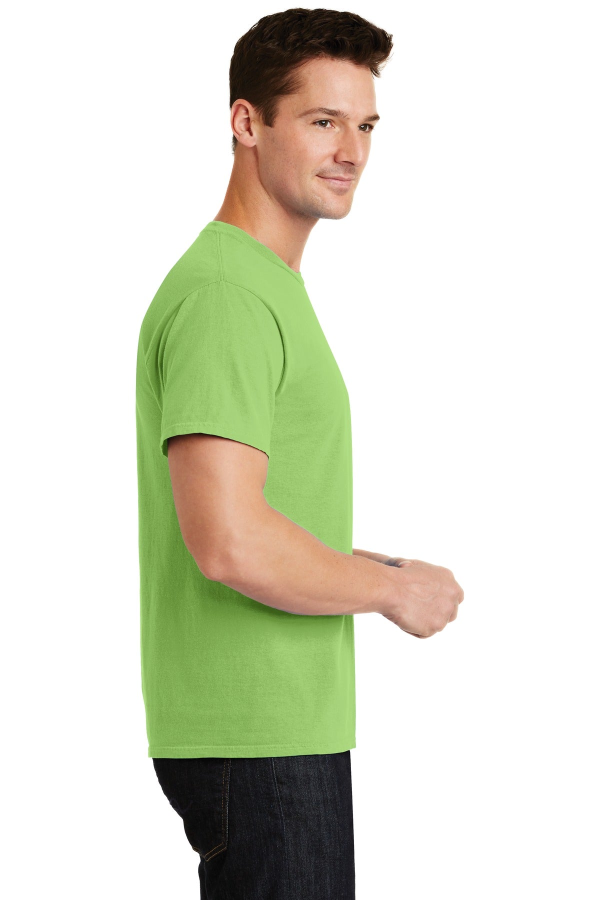 Limeaid Port & Co Beach Wash Garment-Dyed Tee. PC099